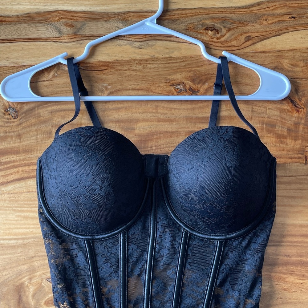 Elegant Black Bustier